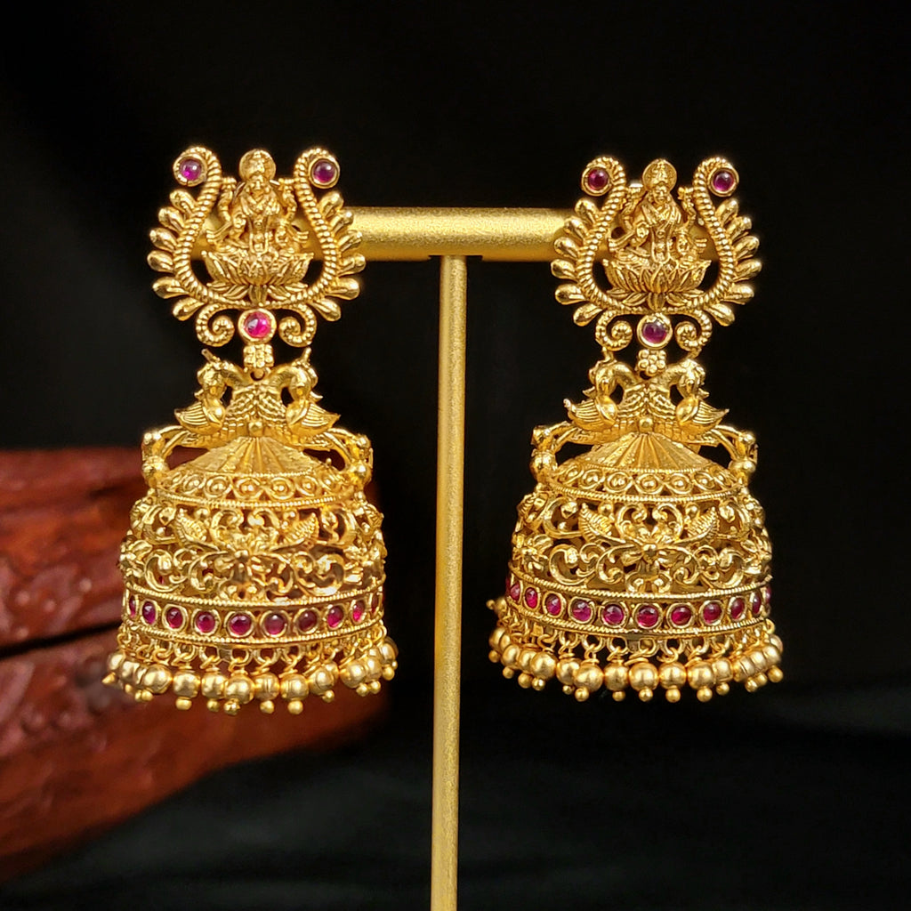 Traditional Festive Oxidized Big For Girls Alloy Jhumki Earring, Drops And  Danglers, Chandbali Earring,