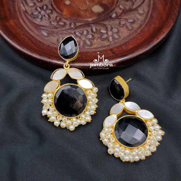 Amrapali Inspired Mother of Pearl (MOP) Earrings