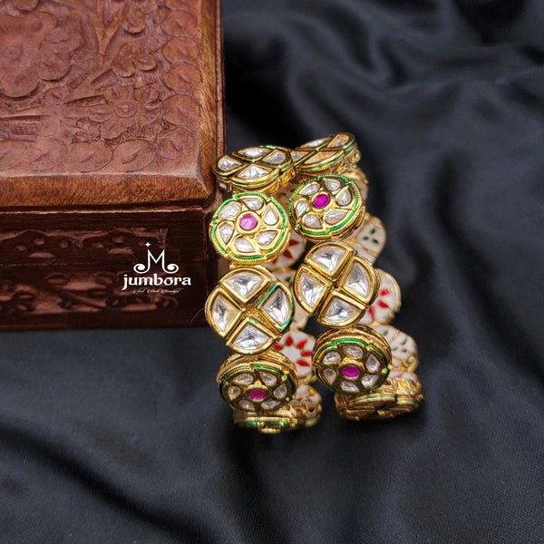 Premium Real Kundan Bangle Kada