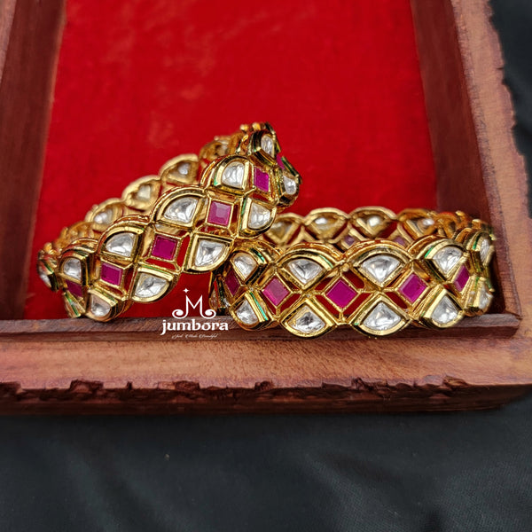 Premium Real Kundan Bangle Kada