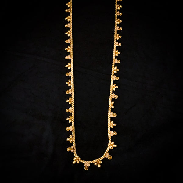 Elegant and Charming Two-in-one Antique gold Waist belt cum Long Necklace.